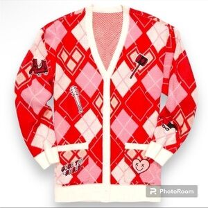 DC Comics Harley Quinn Diamond Cardigan
